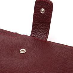 Кошелек Canpellini Из натуральной кожи Бордовый Фото 4