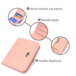 Кошелек Canpellini Из натуральной кожи флотар Розовый Фото 3