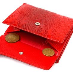 Кошелек Canpellini Из натуральной кожи Красный Фото 6