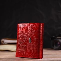 Кошелек Canpellini Из натуральной кожи Красный Фото 7