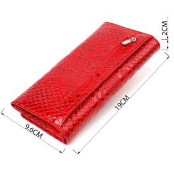 Кошелек Canpellini Из натуральной кожи Красный Фото 2