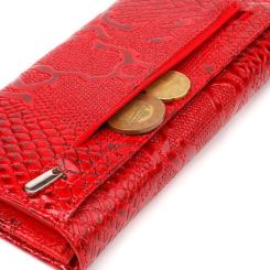 Кошелек Canpellini Из натуральной кожи Красный Фото 6