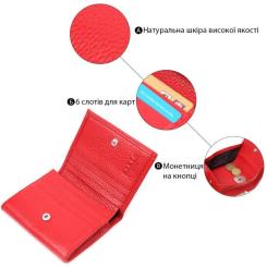 Кошелек Karya Из натуральной кожи Красный Фото 3