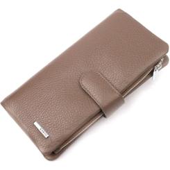 Портмоне Karya Из натуральной кожи Бежевое Фото