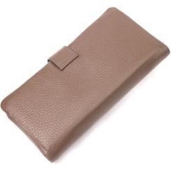 Портмоне Karya Из натуральной кожи Бежевое Фото 1