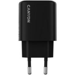 Зарядное устройство Canyon OnCharge 250 25W 1xPD EU Black Фото 1