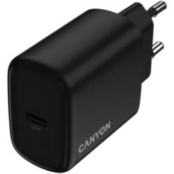 Зарядное устройство Canyon OnCharge 250 25W 1xPD EU Black Фото 3