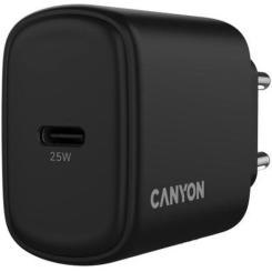 Зарядное устройство Canyon OnCharge 250 25W 1xPD EU Black Фото 4