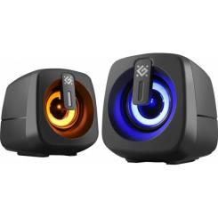 Акустическая система Defender J1 LED USB Black Фото 2