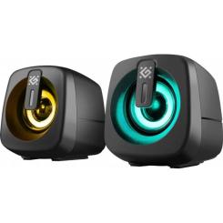 Акустическая система Defender J1 LED USB Black Фото 3