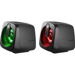 Акустическая система Defender J1 LED USB Black Фото 4