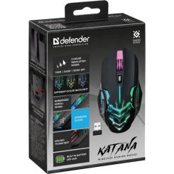 Мышка Defender Katana GM-511 LED Wireless Black Фото 9