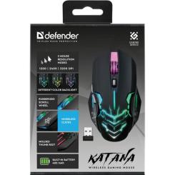 Мышка Defender Katana GM-511 LED Wireless Black Фото 10