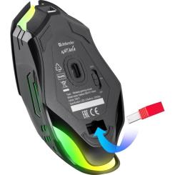 Мышка Defender Katana GM-511 LED Wireless Black Фото 8