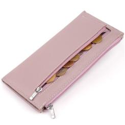Кошелек ST Leather Из кожи женский Лиловый Фото 5