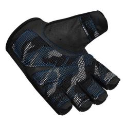 Перчатки для фитнеса RDX T2 Half Blue XL Фото 3