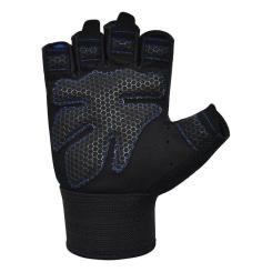 Перчатки для фитнеса RDX W1 Half Blue M Фото 1