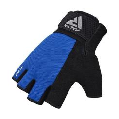 Перчатки для фитнеса RDX W1 Half Blue M Фото 3