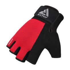 Перчатки для фитнеса RDX W1 Half Red S Фото 2