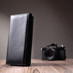 Кошелек ST Leather З натуральної шкіри Чорний Фото 10