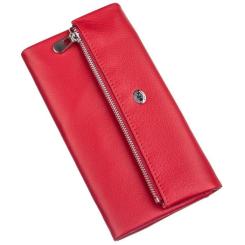 Кошелек ST Leather Кожаный Красный Фото
