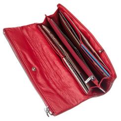 Кошелек ST Leather Кожаный Красный Фото 5