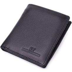 Кошелек ST Leather Из натуральной кожи Черный Фото