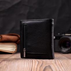 Кошелек ST Leather Из натуральной кожи Черный Фото 8