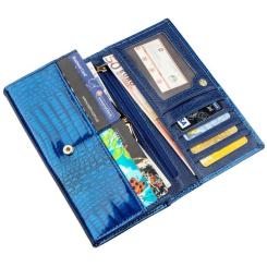 Кошелек ST Leather Синий Фото 5