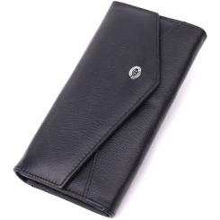 Кошелек ST Leather Кожаный Черный Фото