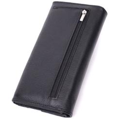 Кошелек ST Leather Кожаный Черный Фото 1