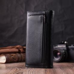 Кошелек ST Leather Кожаный Черный Фото 8