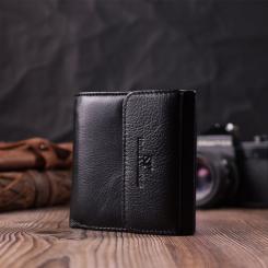 Кошелек ST Leather Из натуральной кожи Черный Фото 7