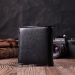 Кошелек ST Leather Из натуральной кожи Черный Фото 8