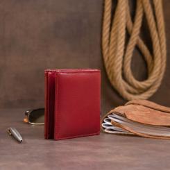 Кошелек ST Leather Бордовый Фото 9