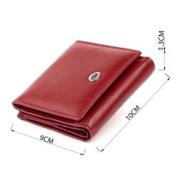 Кошелек ST Leather Бордовый Фото 2