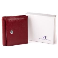 Кошелек ST Leather Бордовый Фото 7