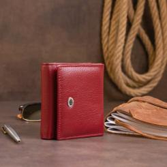 Кошелек ST Leather Бордовый Фото 8