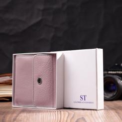Кошелек ST Leather Из натуральной кожи Бежевый Фото 9