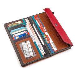 Кошелек ST Leather Красный Фото 4