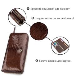 Кошелек ST Leather Коричневый Фото 3