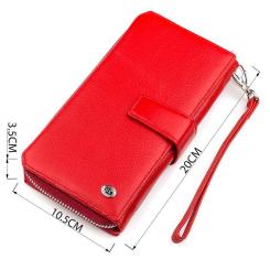 Кошелек ST Leather Красный Фото 2