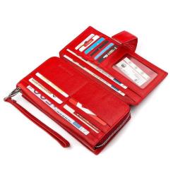 Кошелек ST Leather Красный Фото 5