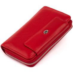 Кошелек ST Leather Из кожи Красный Фото