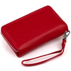 Кошелек ST Leather Из кожи Красный Фото 1