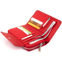 Кошелек ST Leather Из кожи Красный Фото 4