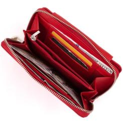 Кошелек ST Leather Из кожи Красный Фото 5