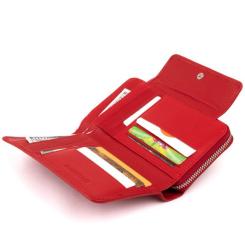 Кошелек ST Leather Из кожи Красный Фото 6