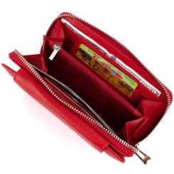 Кошелек ST Leather Из кожи Красный Фото 7