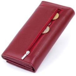Кошелек ST Leather Бордовий Фото 1